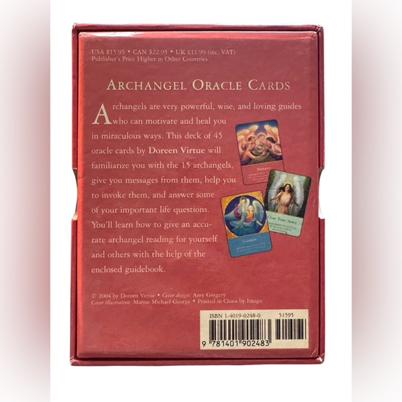 Doreen Virtue Angel Oracle Cards Orig deck OOP C2004 - Picture 2 of 2